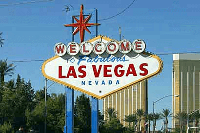 The Welcome to Las Vegas sign is an iconic visual of strip’s past and present glory, trimmed in neon lights and all.