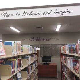 signs for libraries 