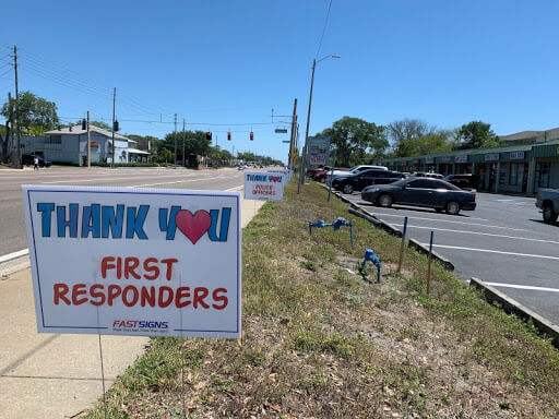 First Responders Sign