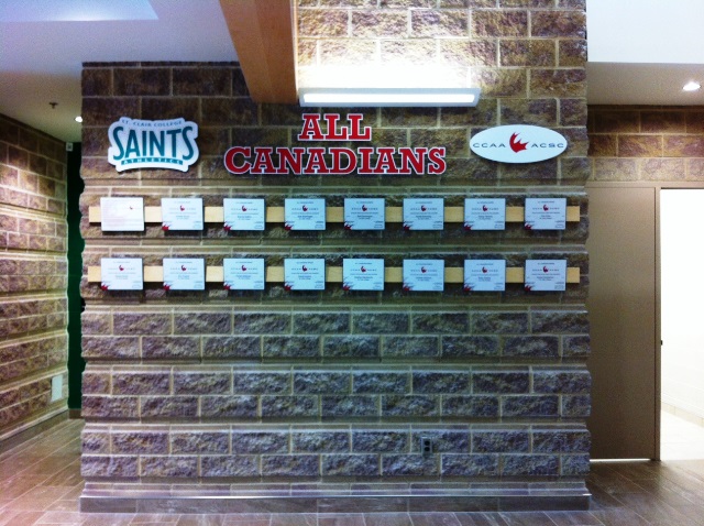 St. Clair College wall