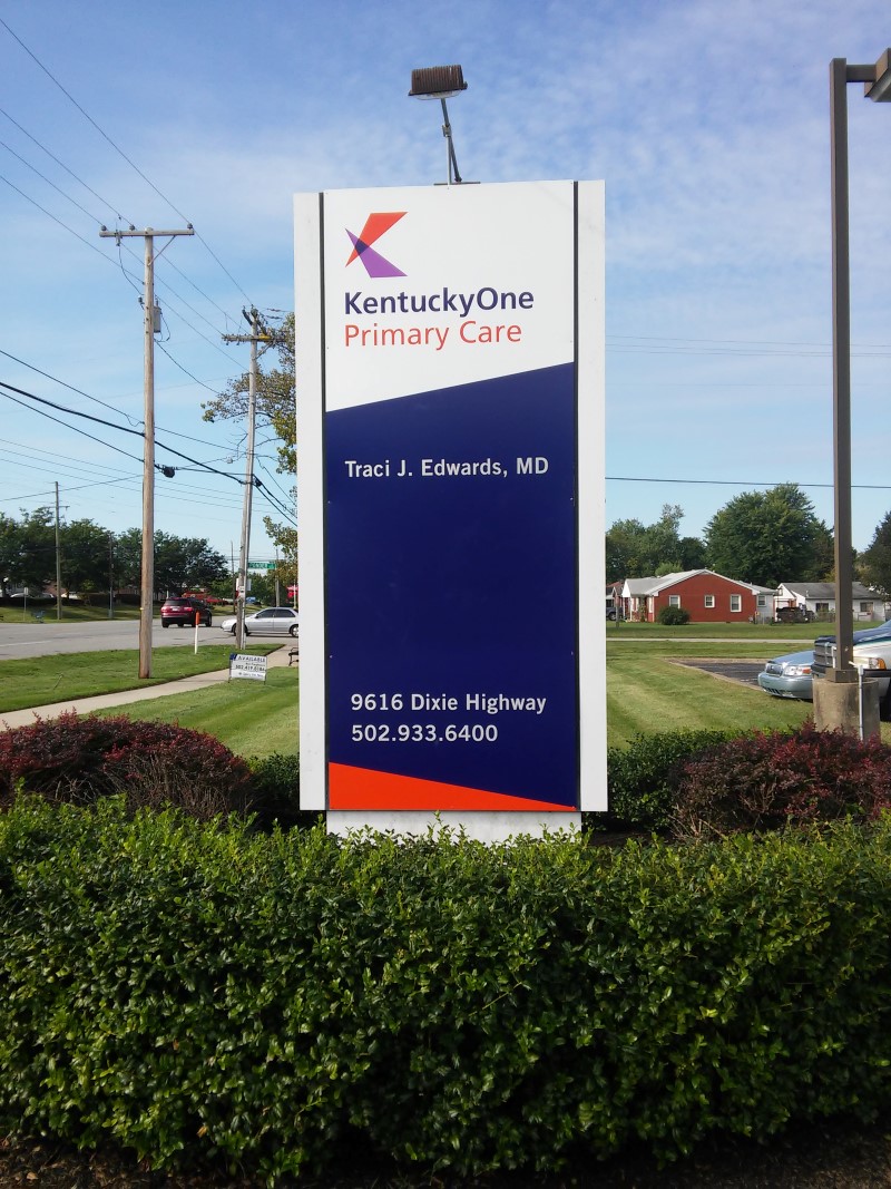 KentuckyOne Health Wall Lettering