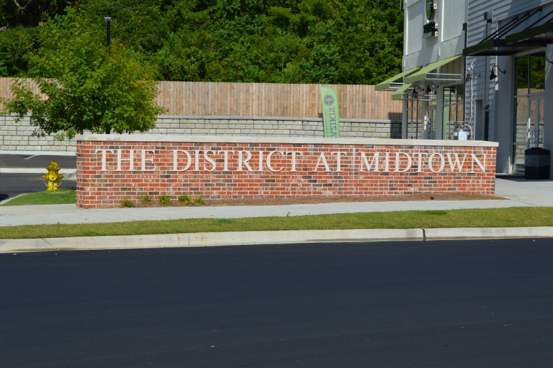 The District at Midtown Entrance Signage