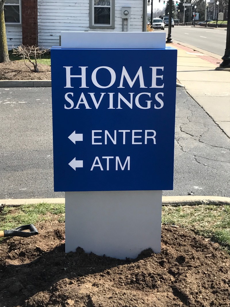 Home Savings Bank ATM Sign