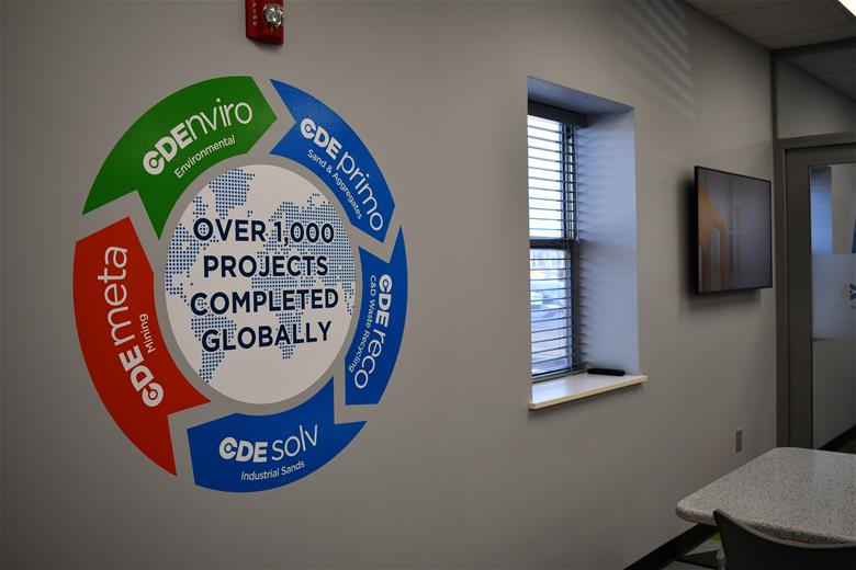 CDE Global wall graphics