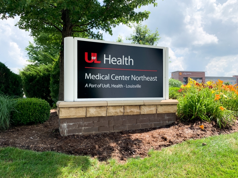 UofL Health Medical Center Northeast Main Sign