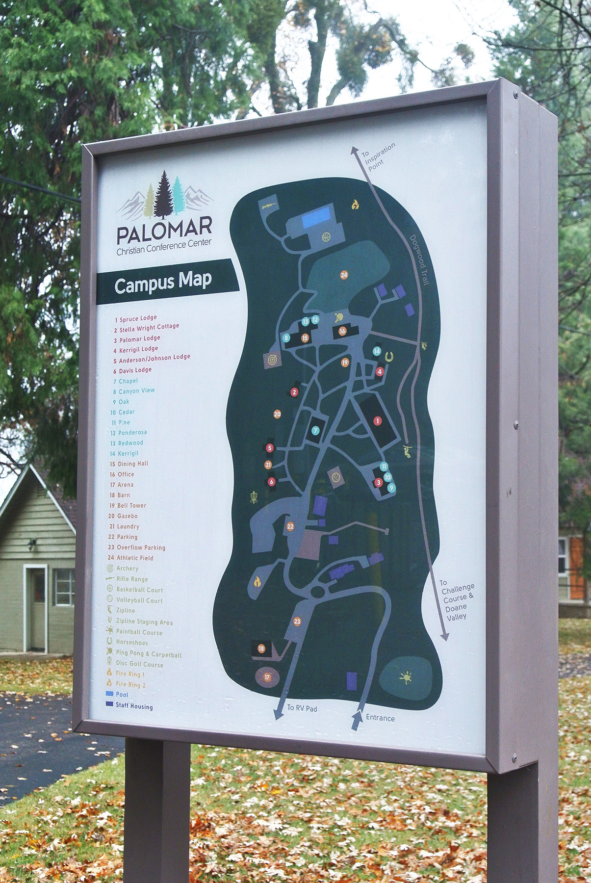 Conference Signage Palomar Christian Conference Center FASTSIGNS