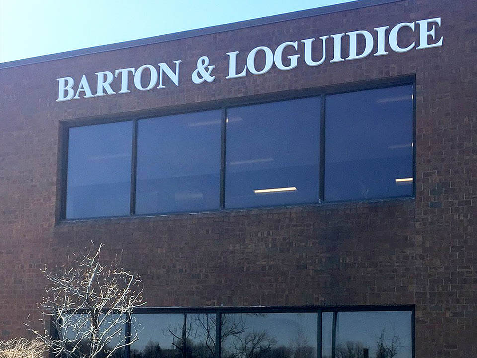 Barton & Loguidice building sign