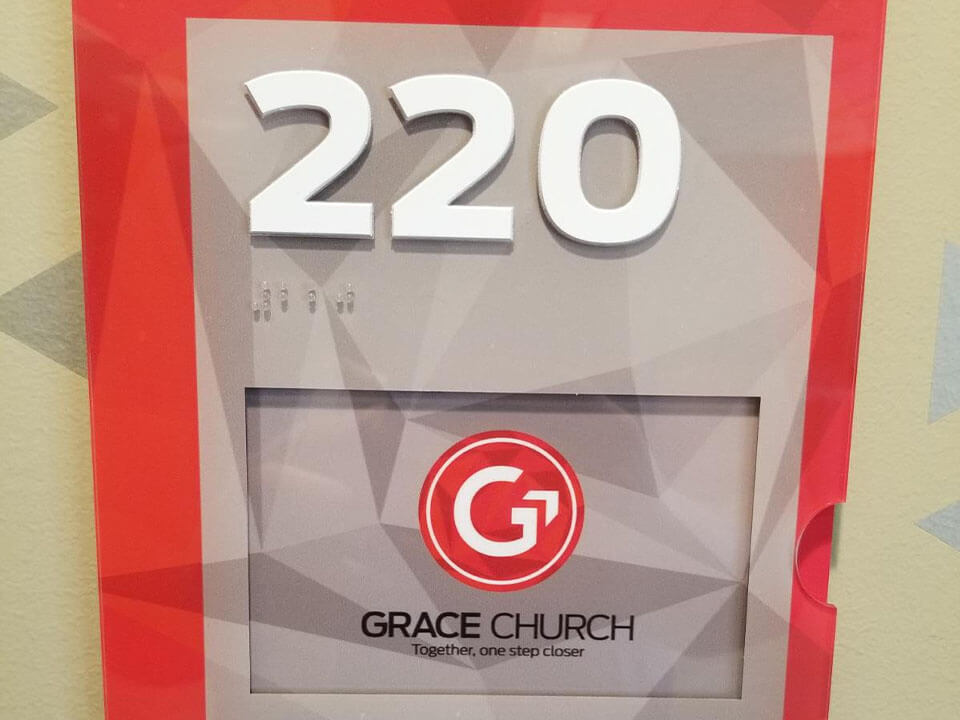 Grace Church signs