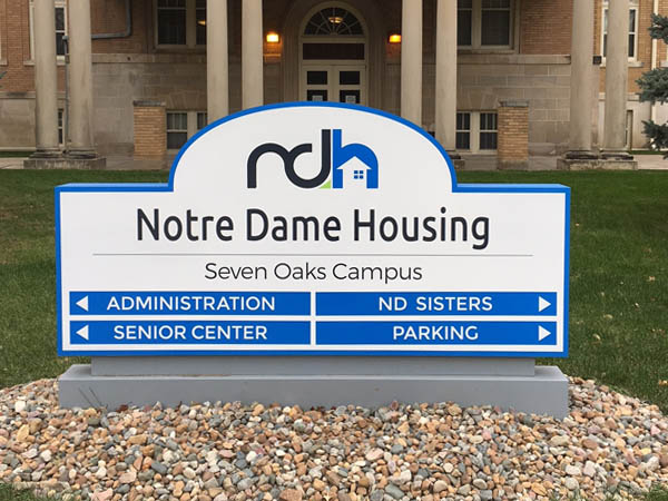 Notre Dame Housing Sign