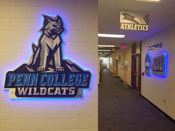 Penn College Hallway Sign