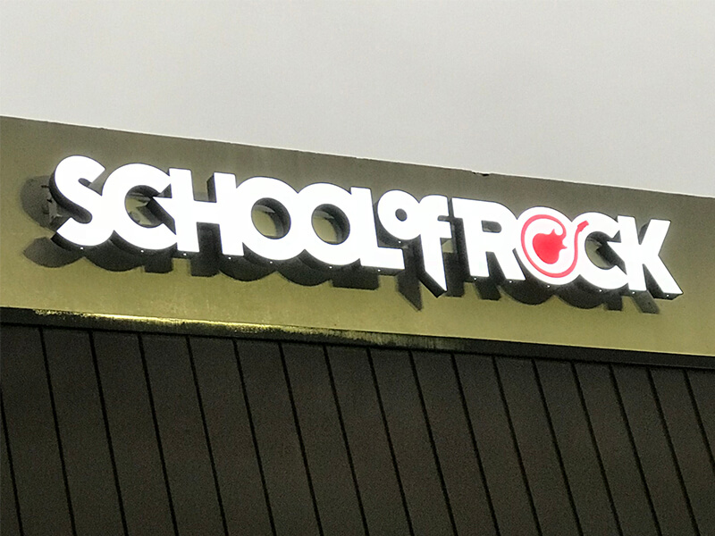 School of Rock sign