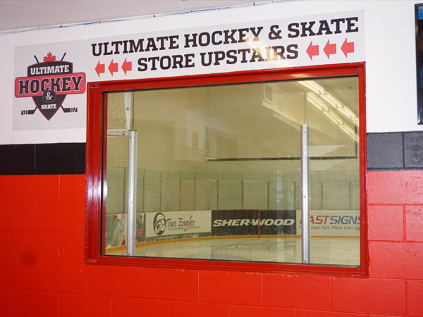 Ultimate Hockey Centre signs