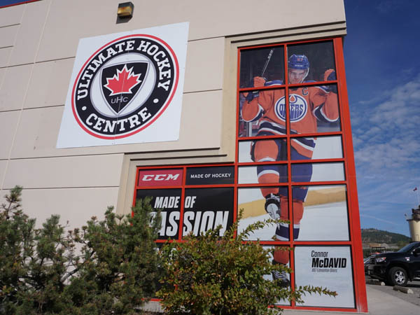 Ultimate Hockey Centre signage