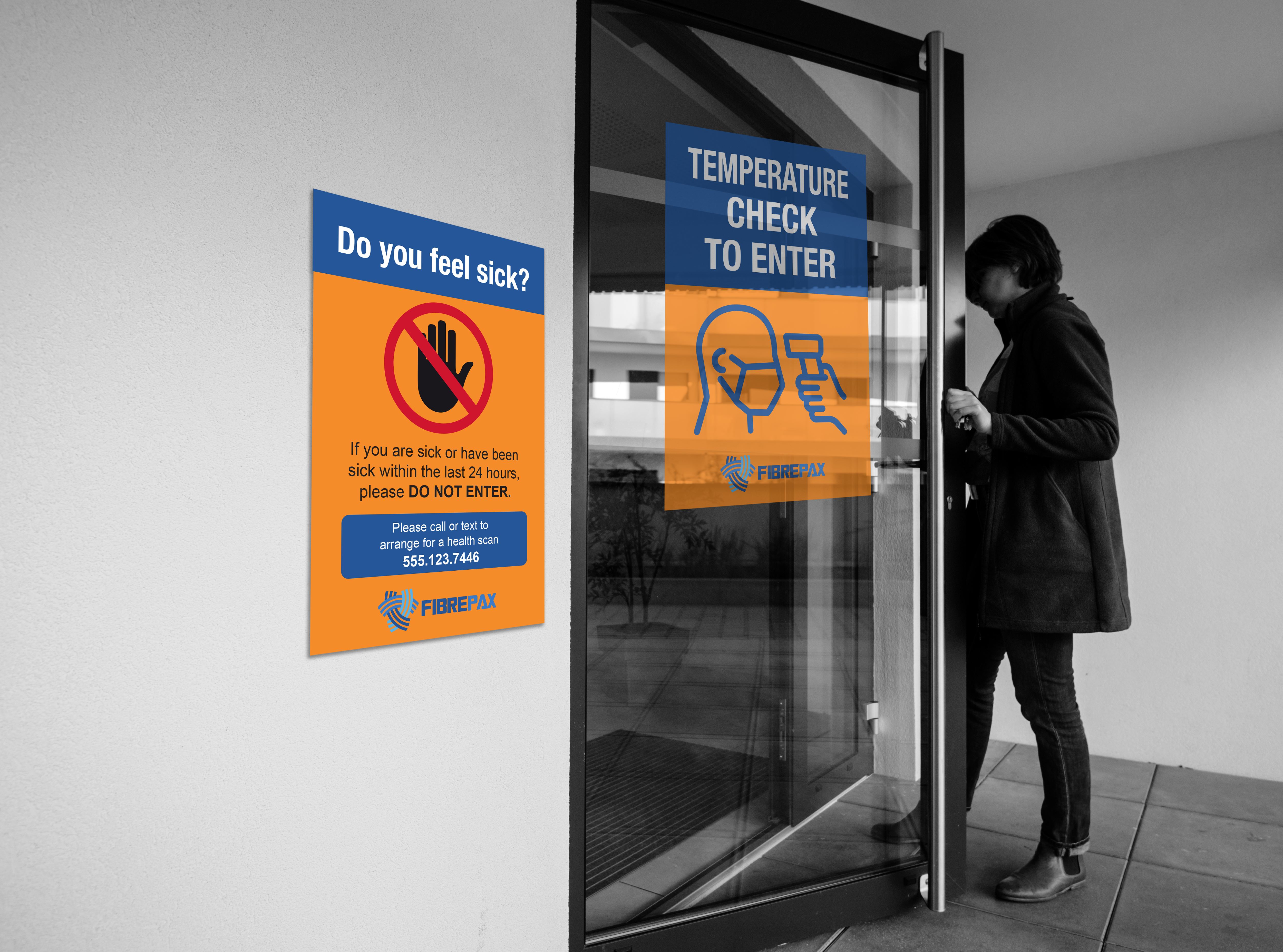 Temperature Check Signs | Business Signage | FASTSIGNS