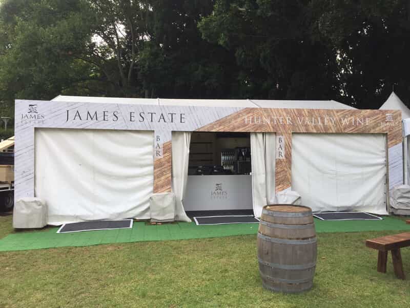 tent signage