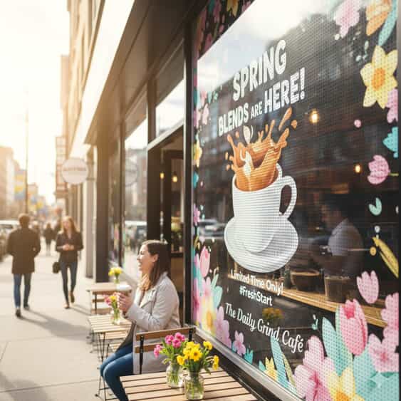 spring signage