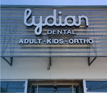 Lydian Dental exterior signage