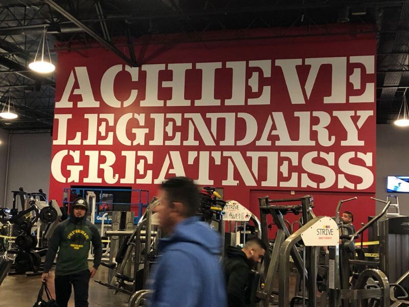 custom wall graphic with large typography from FASTSIGNS Oxnard