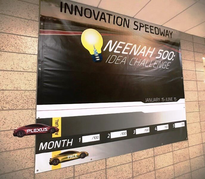 Innovation Speedway custom banner