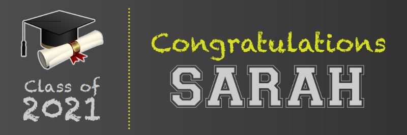congratulations sarah