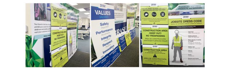 examples of job site safety signage