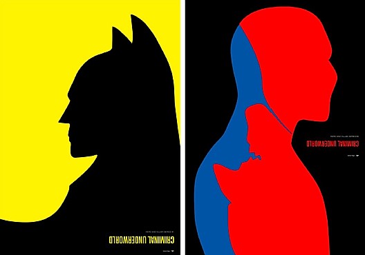images of super heroes with contrasting colors