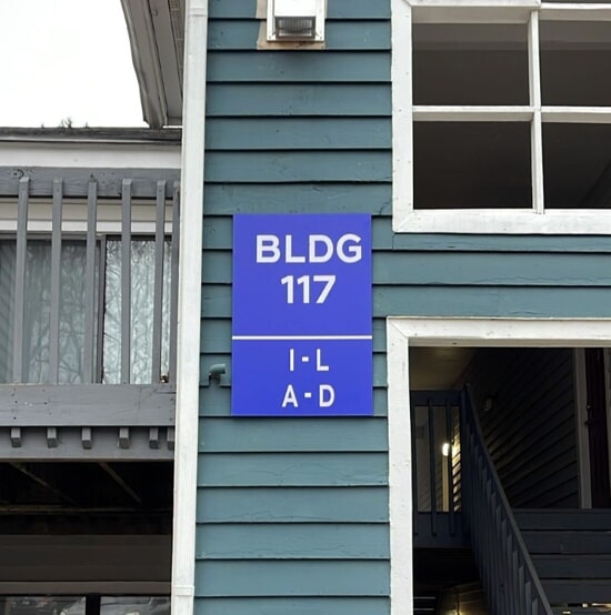 Unit Id Signs Charlotte, NC - Independence Blvd Building Signs & Unit Numbers ...