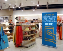 custom free standing banner