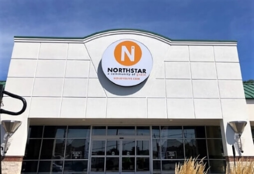 Northstar building signage