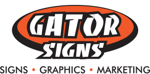 Gator Signs Logo, Signs Graphics Marketing