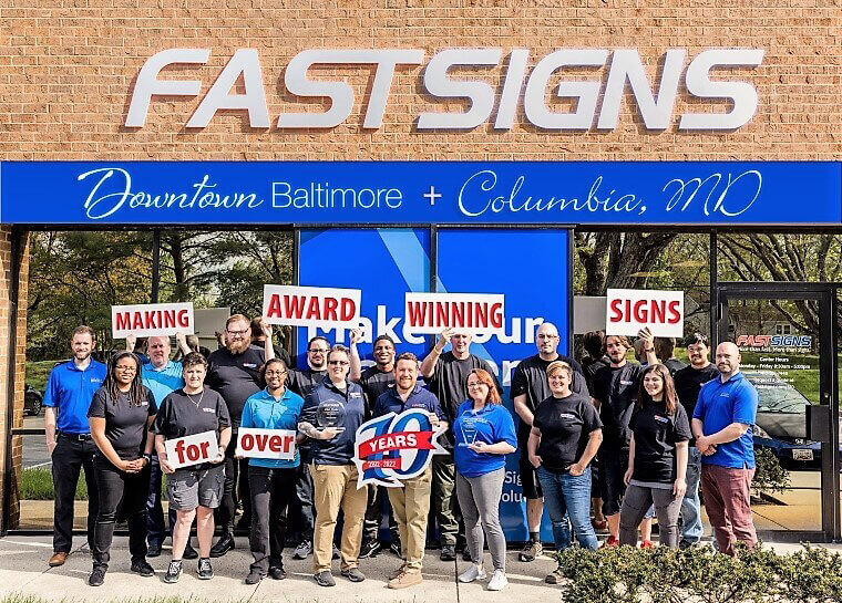 FASTSIGNS of Downtown Baltimore Celebrates 10 Years in Business