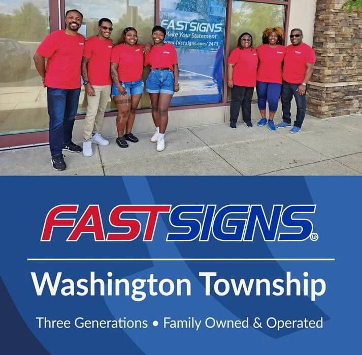 An image of the Washington Township FASTSIGNS team.